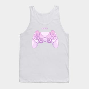 Cute game controller Purple Tank Top